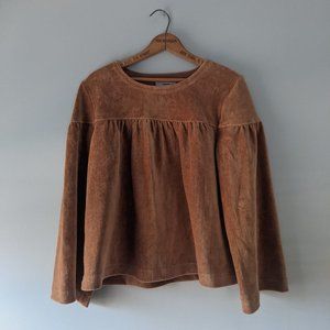 Madewell Texture & Thread | Corduroy Swing Top